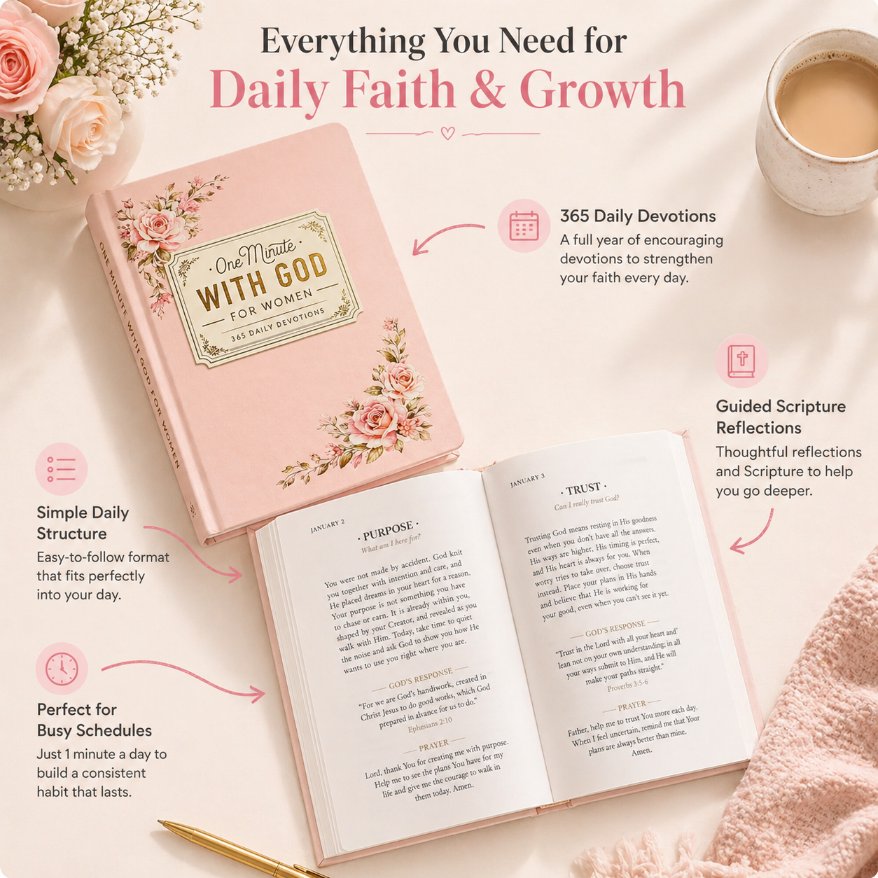 One Minute With God For Women