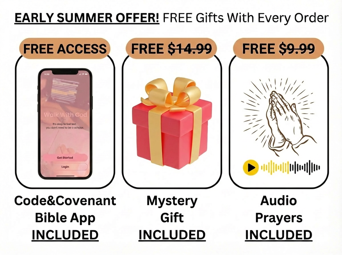 Code & Covenant Bible App Access, Audio Prayers, Study Plan